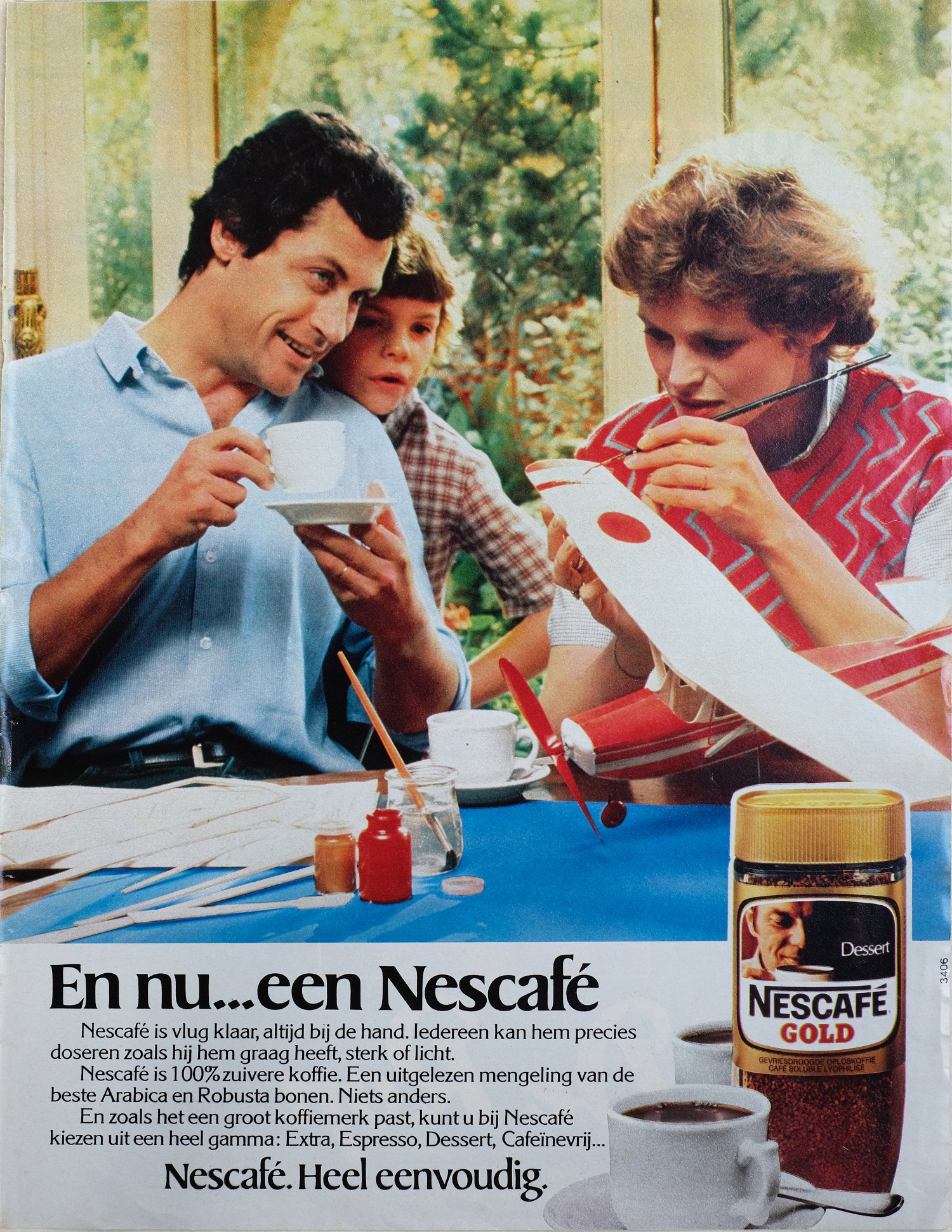 Nescafé reclame. Collectie Chris Lievens.
