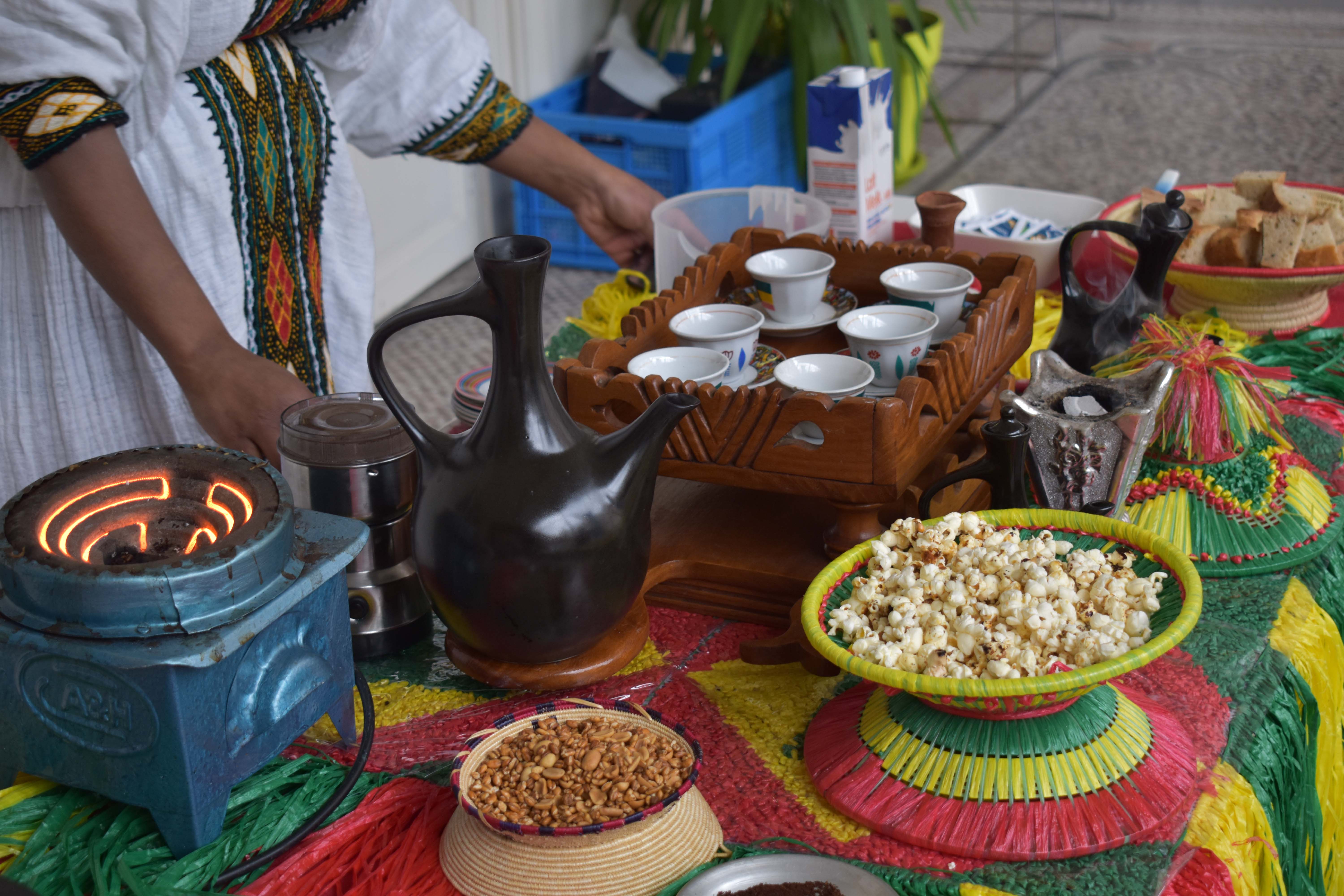 Ethiopische koffieceremonie